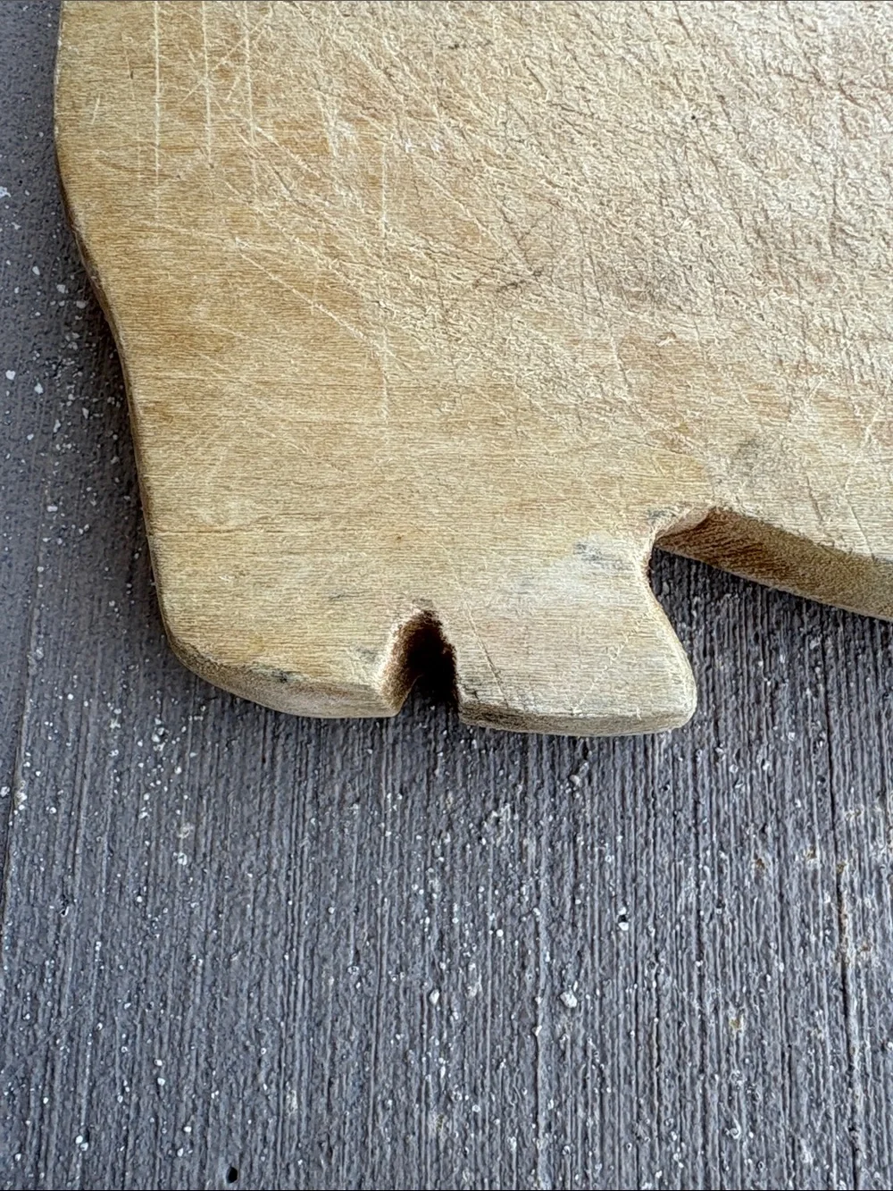 VTG Primitive Wooden Pig Cutting Board Rustic Farmhouse Charcuterie Brea